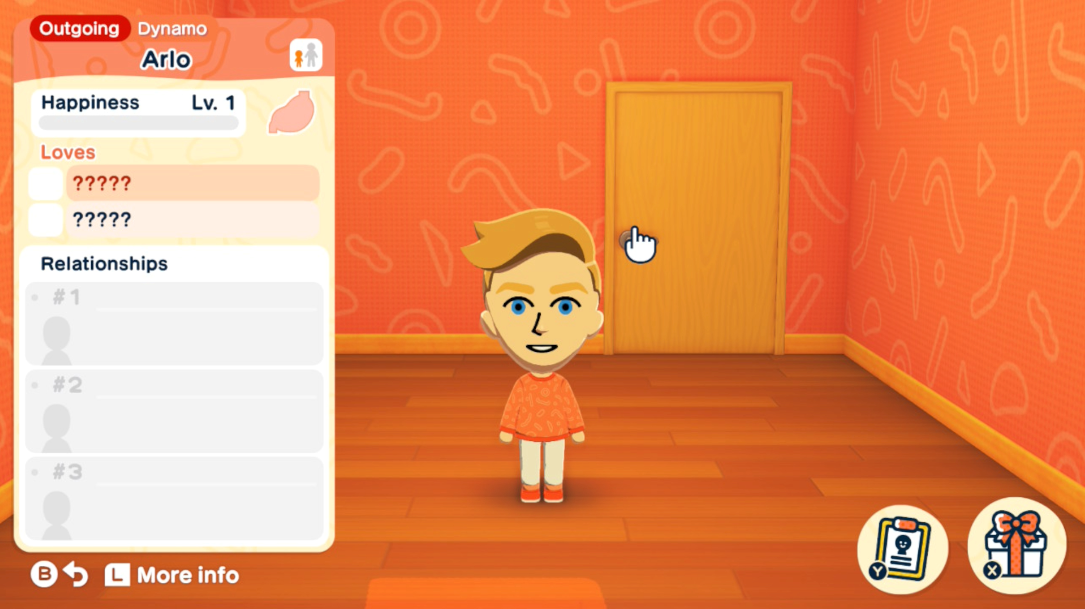 Arlo's profile showing the on-screen cursor.