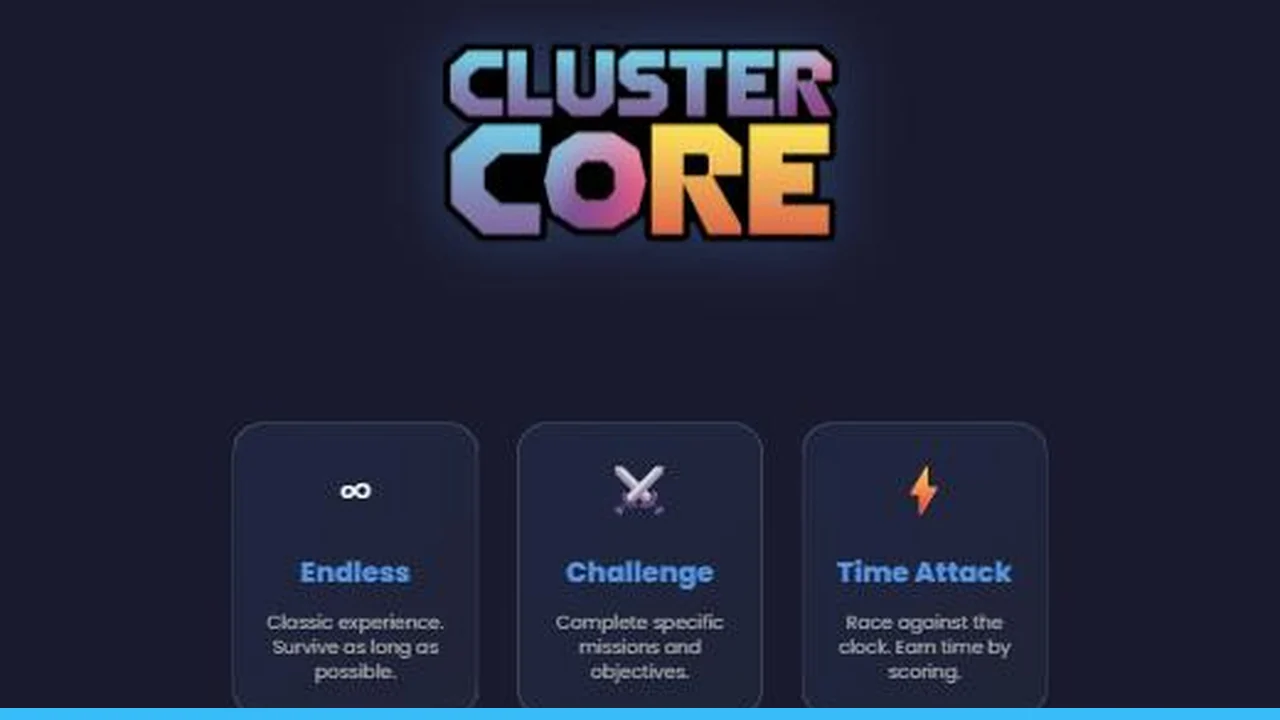 ClusterCore gameplay