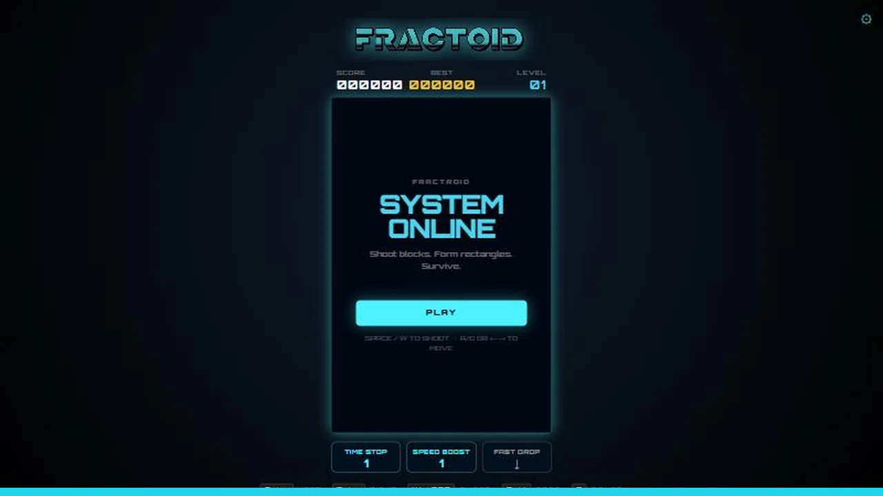 Fractroid gameplay